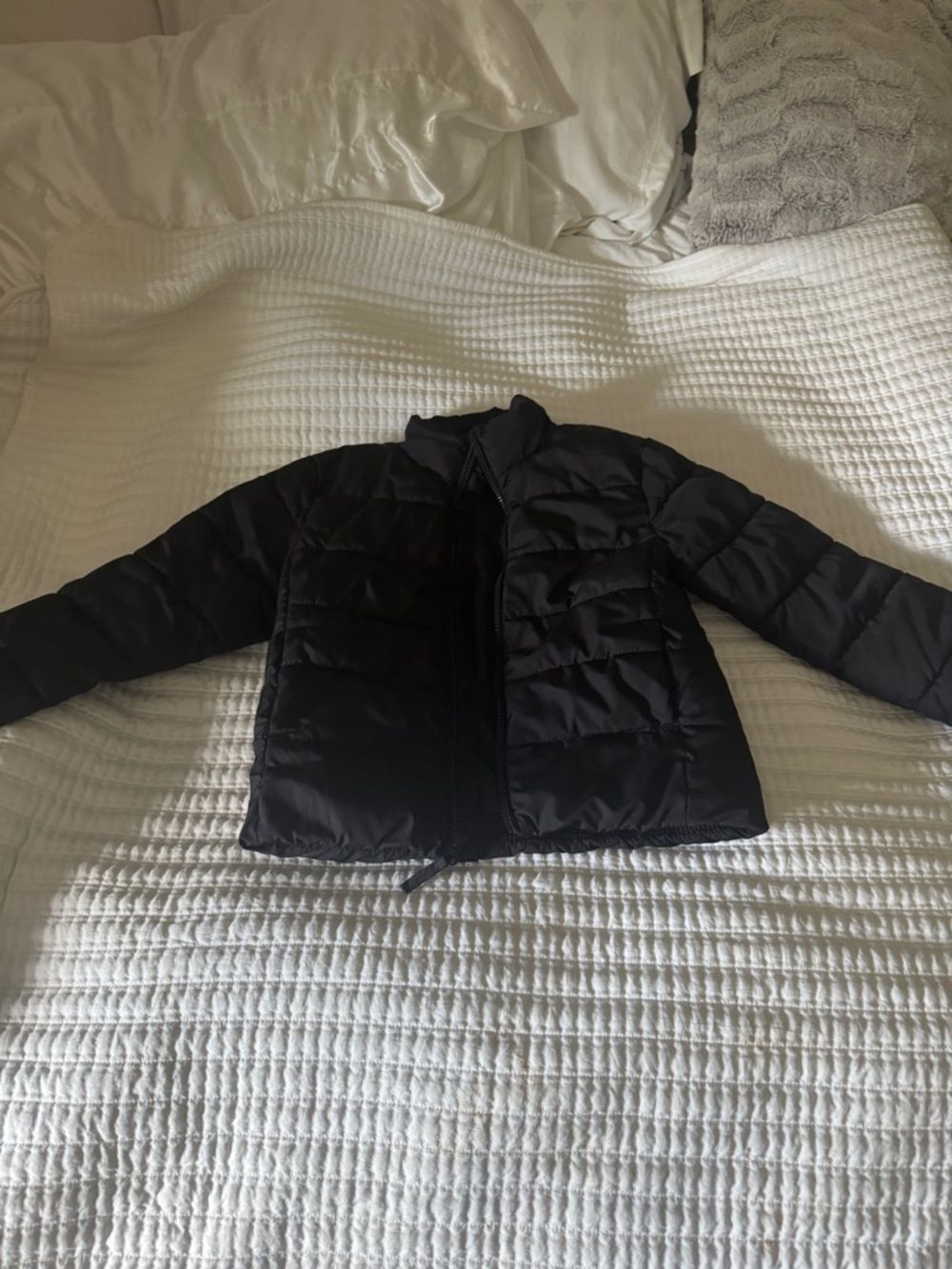 The Children's Place Boys Black Puffer Jacket Size S (5/6)